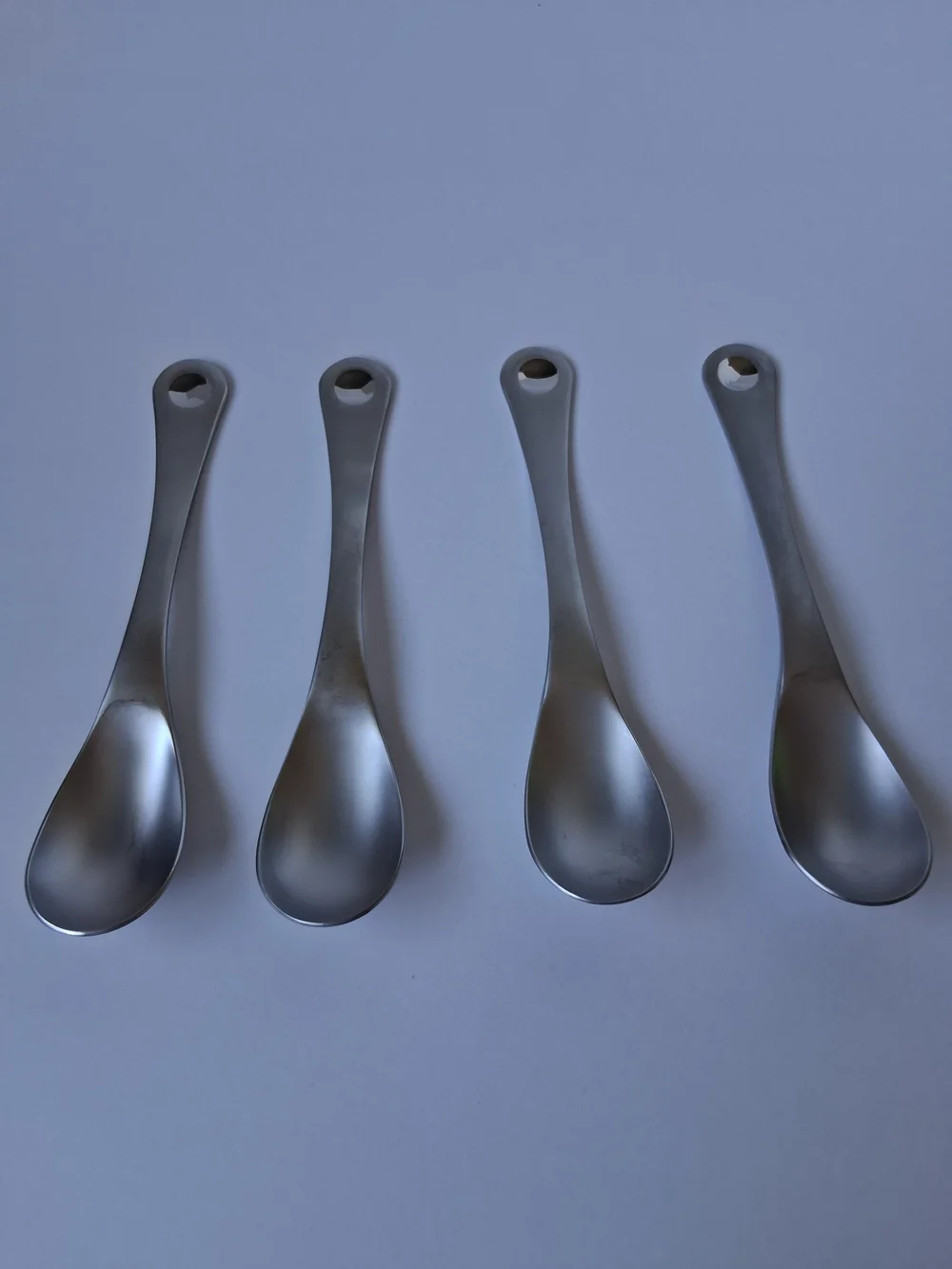 Robert Welch PENDULUM pattern 18/10 Stainlees Steel Set Of 4 Soup Spoons